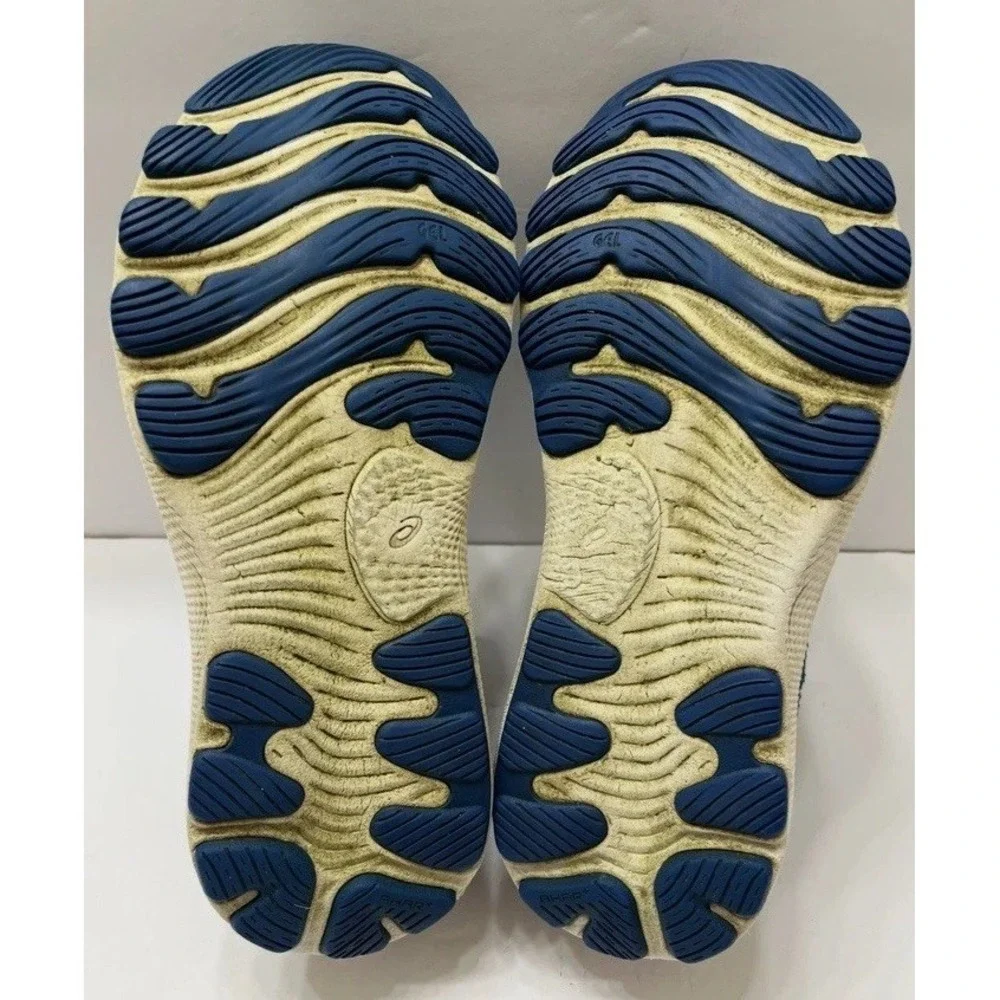 ASICS Gel-Nimbus 24 Running Shoes French Blue Barely Rose Women's 8